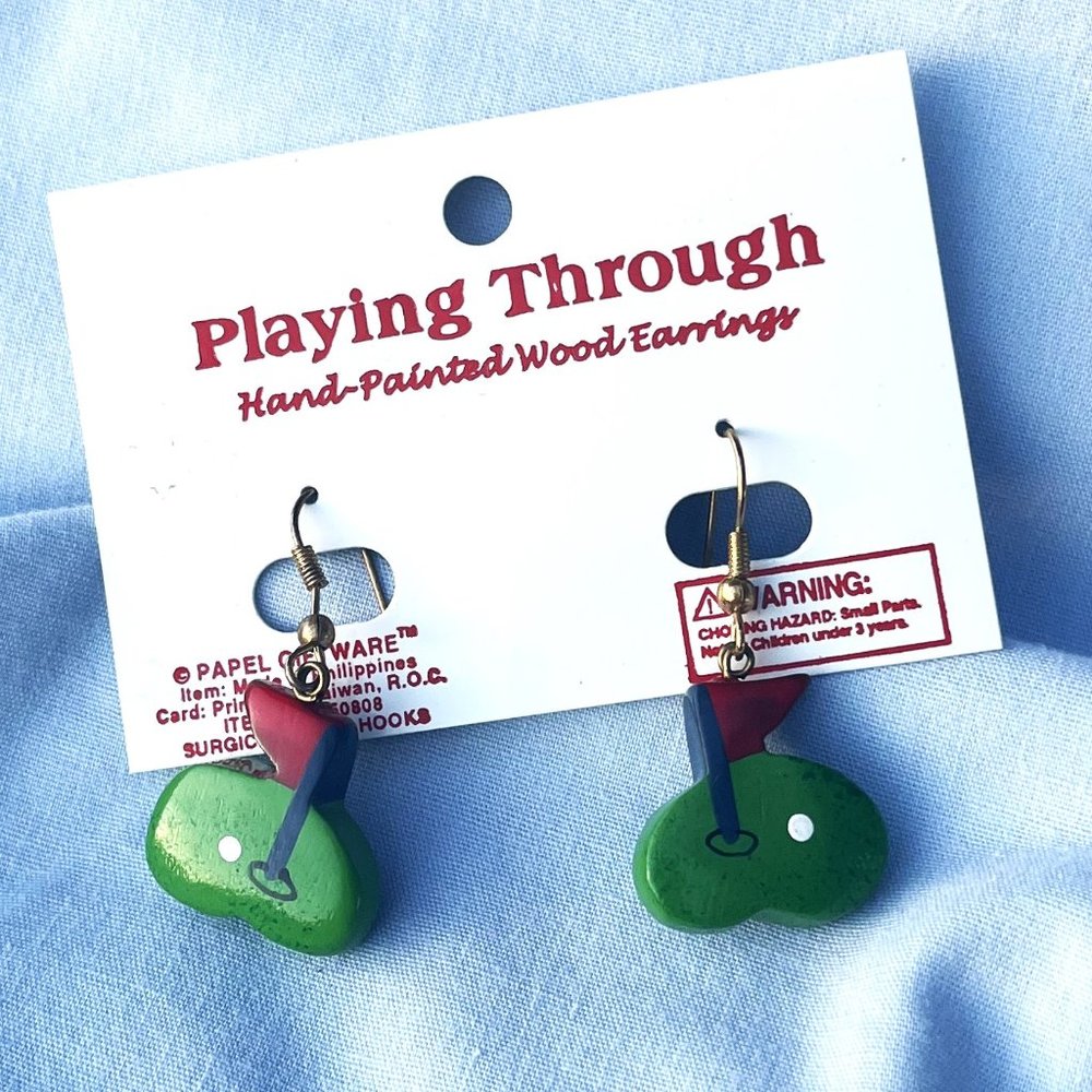 Cute Golf Earrings